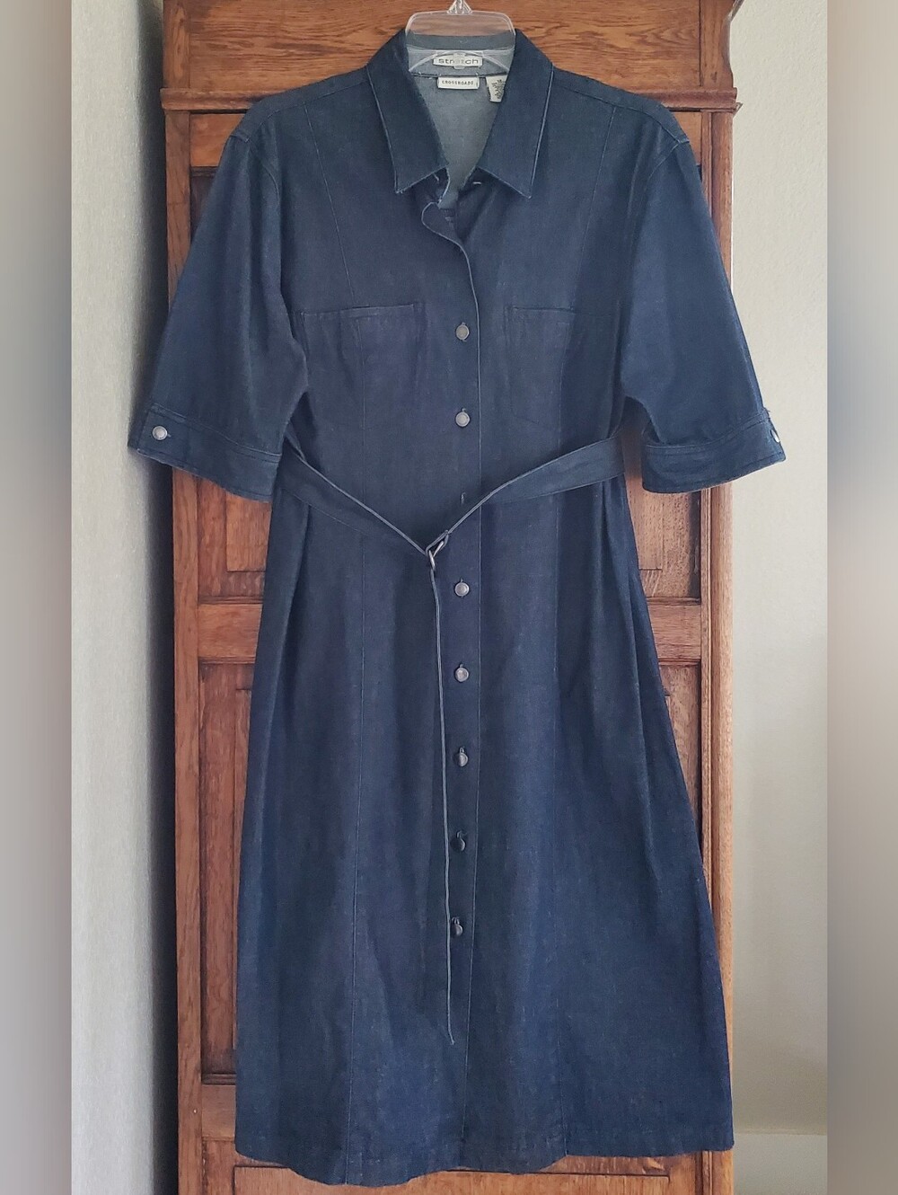 CROSSROADS DENIM SHIRTDRESS 12 LIKE NEW